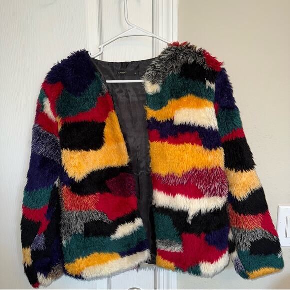 Crep Colorful Faux Fur Jacket - Picture 3 of 7